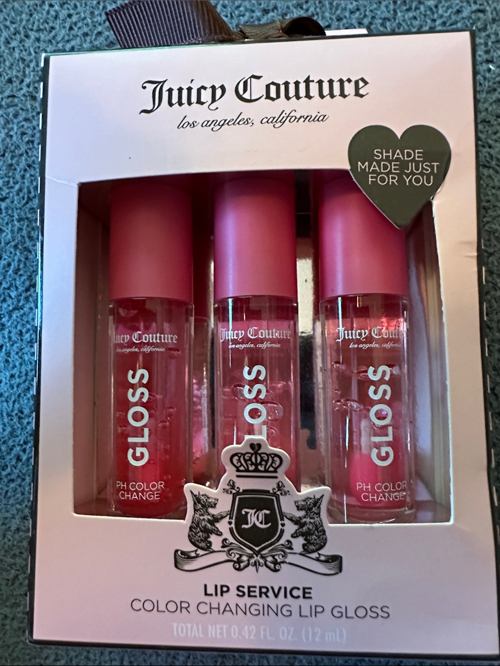 Juicy Couture Pink Color-Changing Lip Gloss Trio